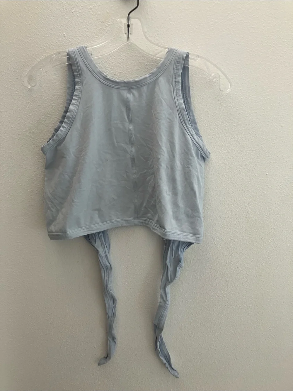lululemon athletica Light Blue Cropped Tank